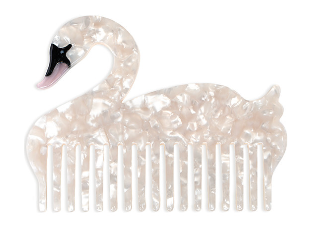 SWAN HAIR COMB