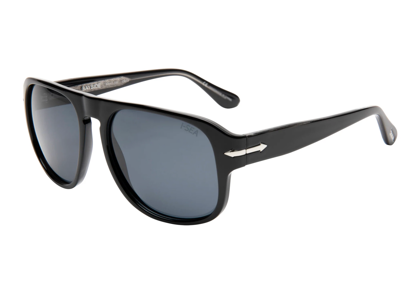 BAYSIDE BLACK / SMOKE POLARIZED LENS