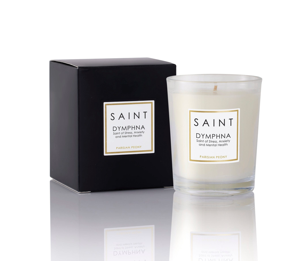 SAINT DYMPHNA, Small Votive SAINT CANDLES