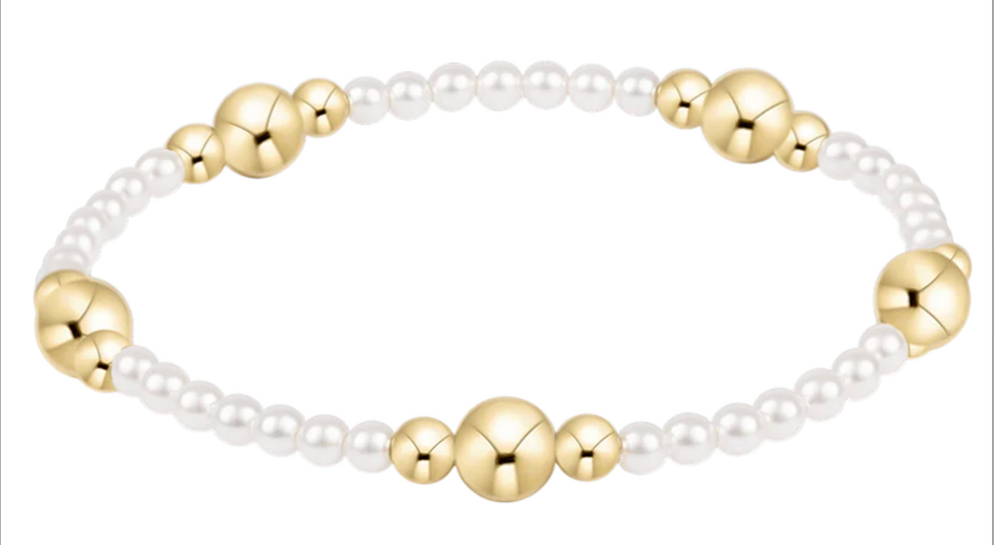 Purpose Gold 6mm Pearl Bracelet