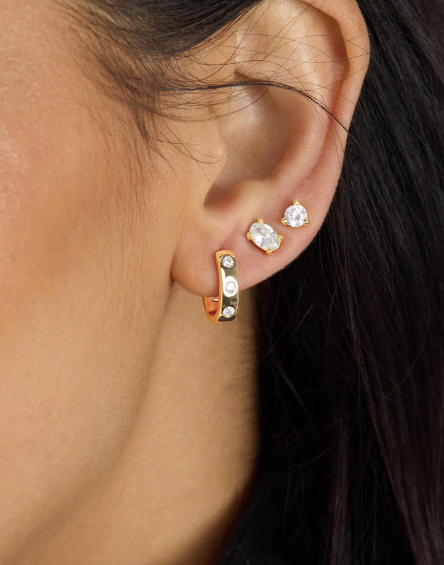 Ashley Chain Convertible Earring-Mixed