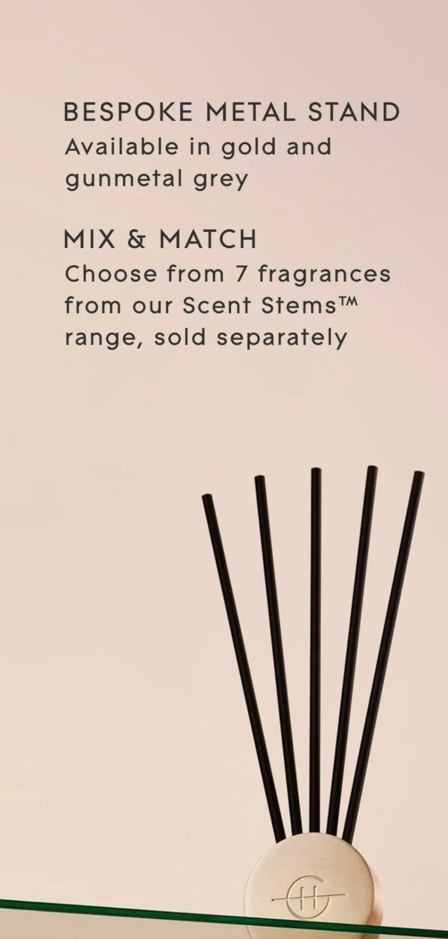 SCENT SCENE METAL VESSEL - GOLD