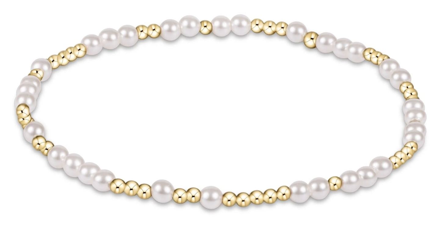 egirl Hope Unwritten Pearl 3mm Bracelet