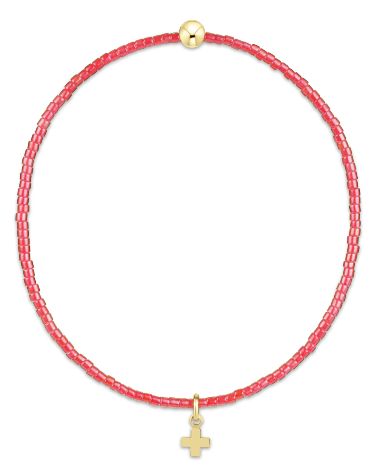 Hope Classic Sherbert Bracelet - Signature Cross Small Gold Charm