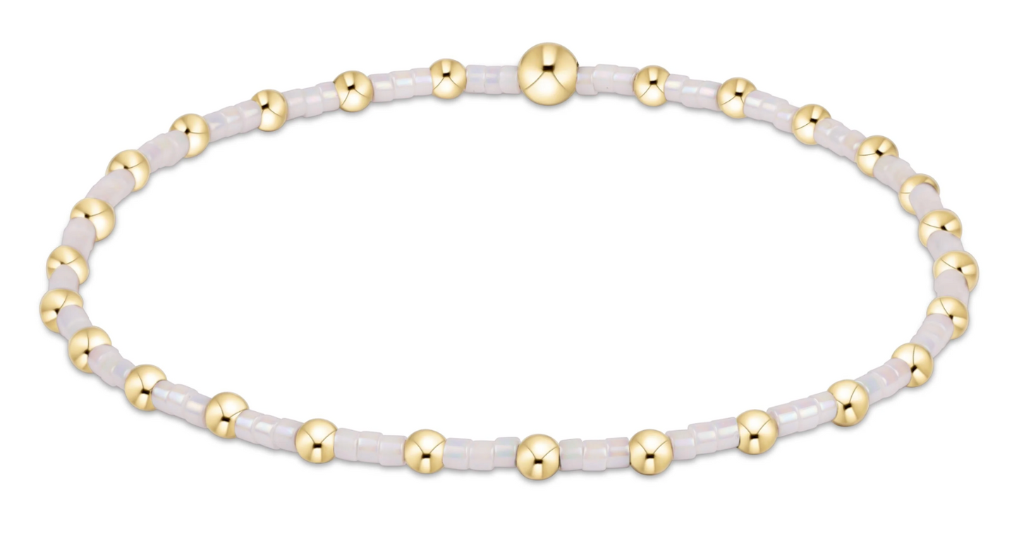 Hope Sincerity Bracelet - Silky White