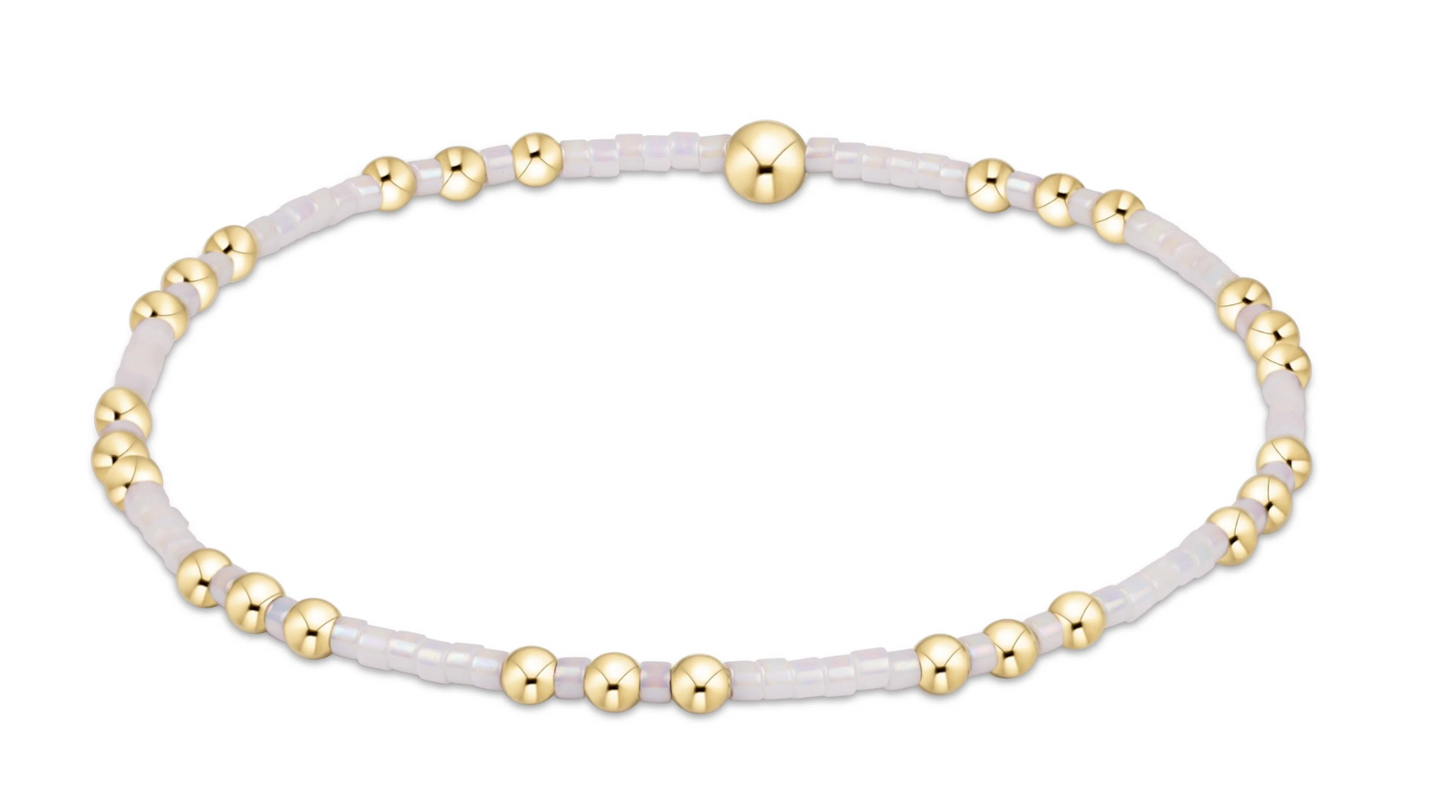 Hope Joy Bracelet - Silky White