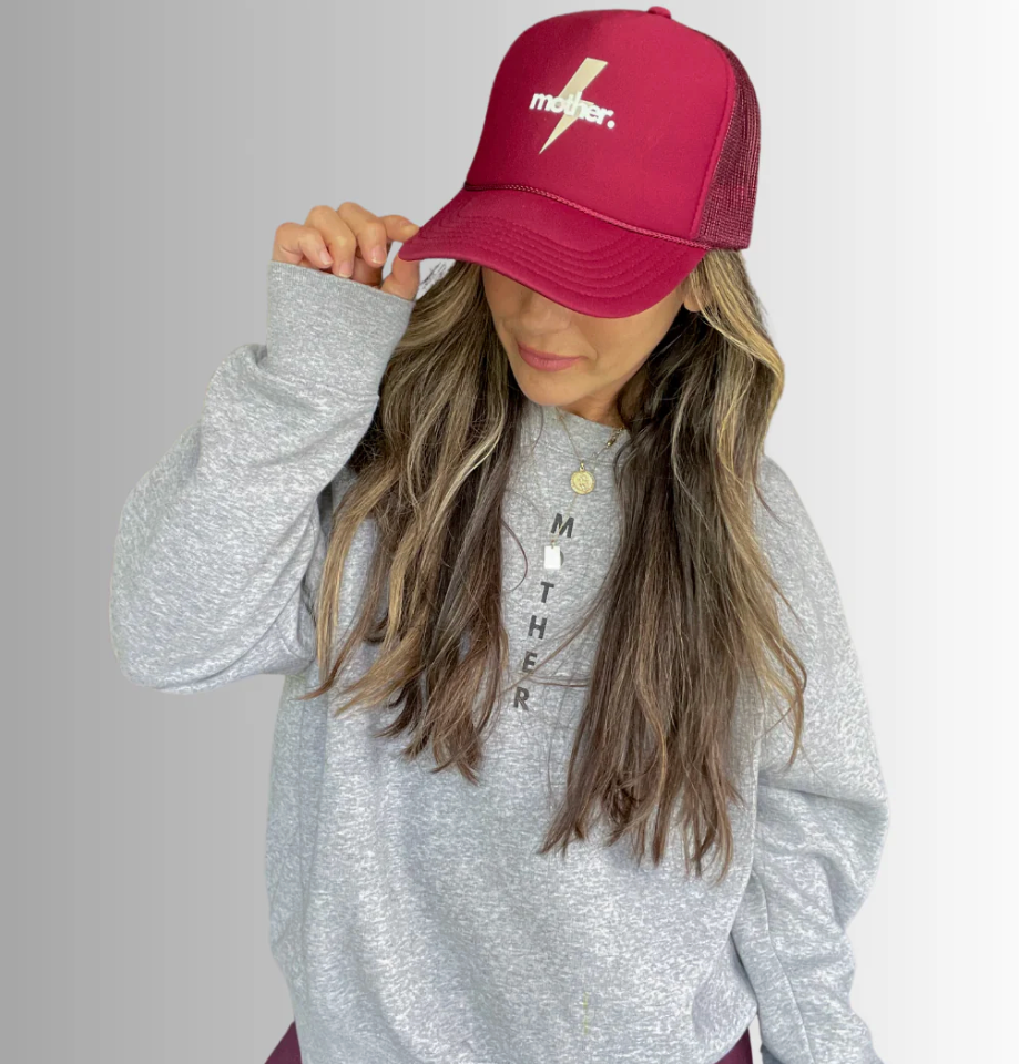 Mother Strong Printed Trucker Hat
