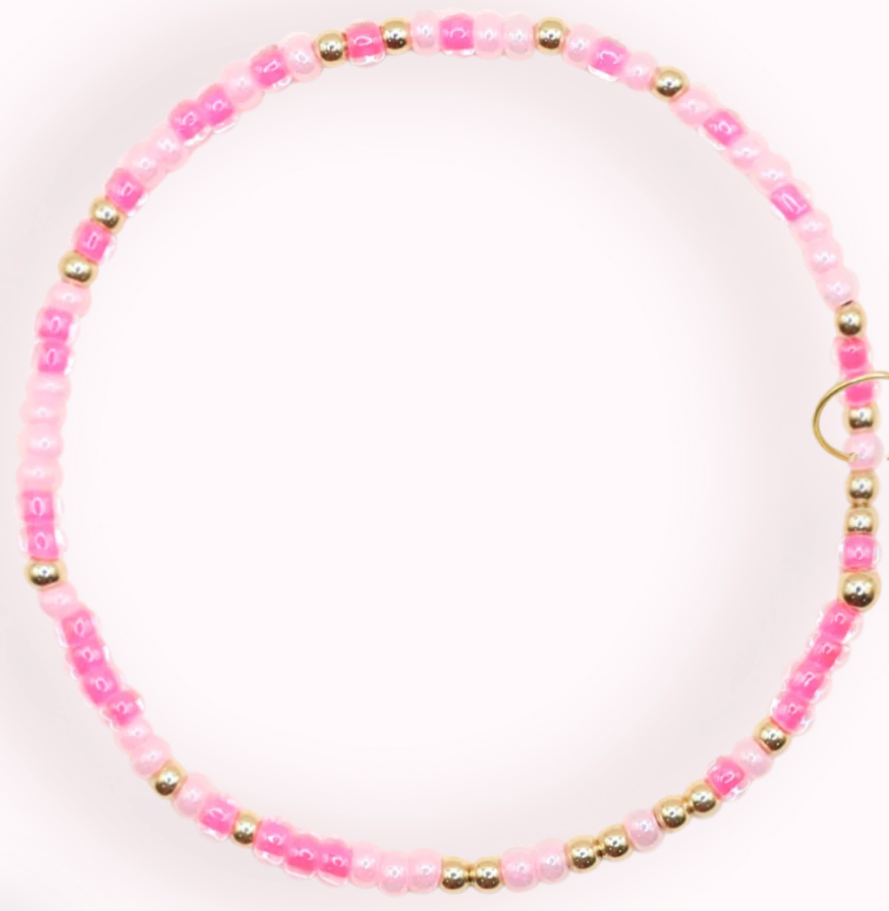 Pink Sprinkle Bracelet - Standard 6.75 inch