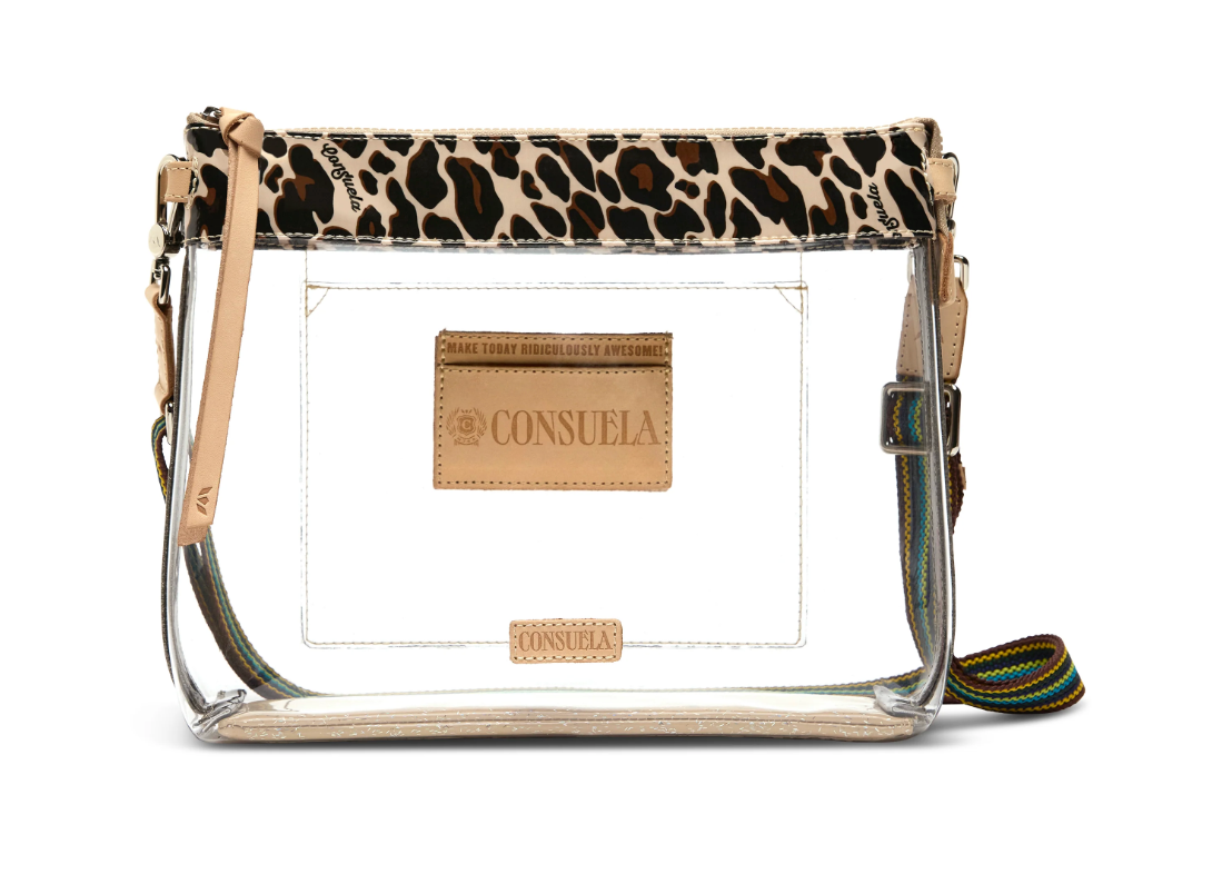 Downtown Crossbody, Clear Mona