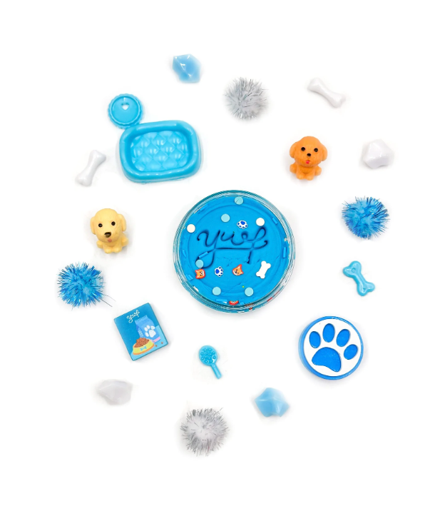 Grab & Go Dough Jar - Blue Pet Shop