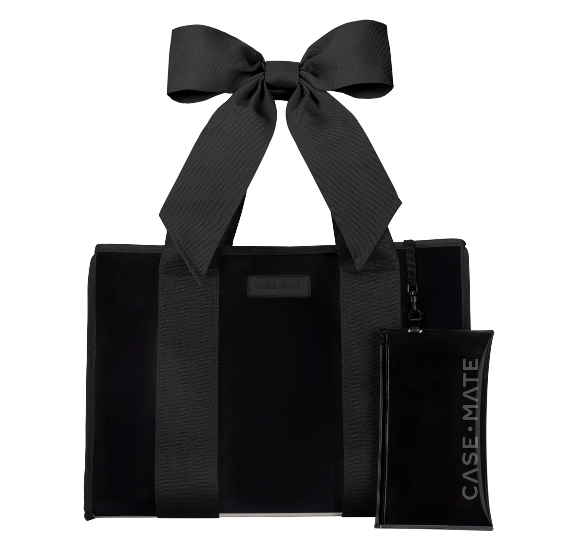 Jelly Bow Tote w/ Phone Pouch - Midnight
