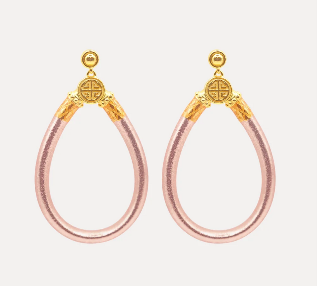CHAMPAGNE ALL WEATHER EARRINGS