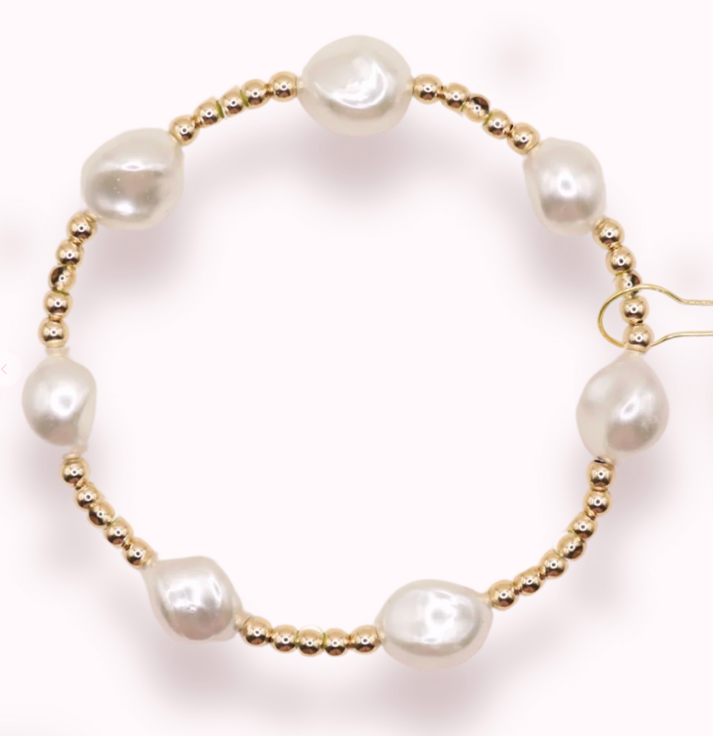 Sadie Pearl Bracelet in Gold