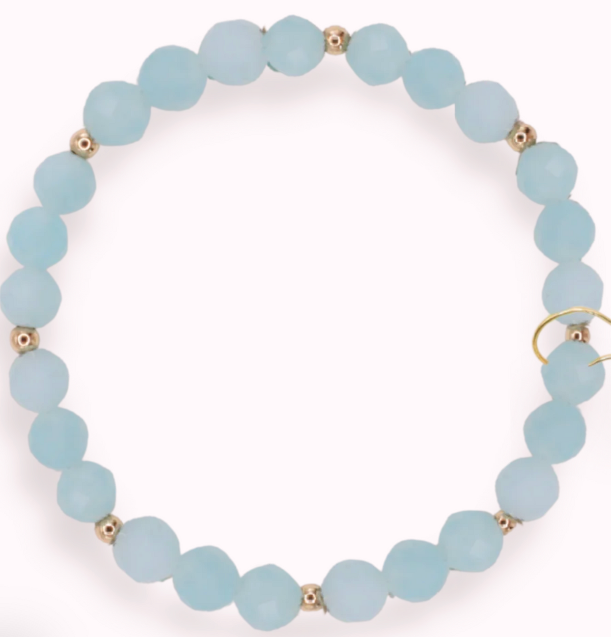 Light Blue Gemstone Bracelet