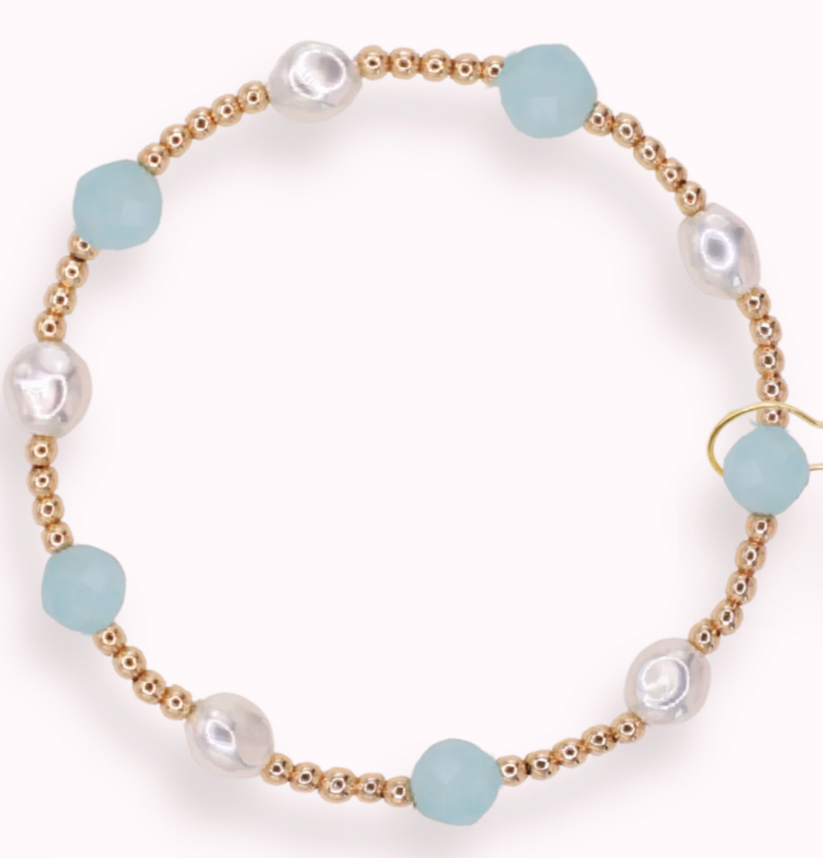 Light Blue Maggie Gemstone Bracelet