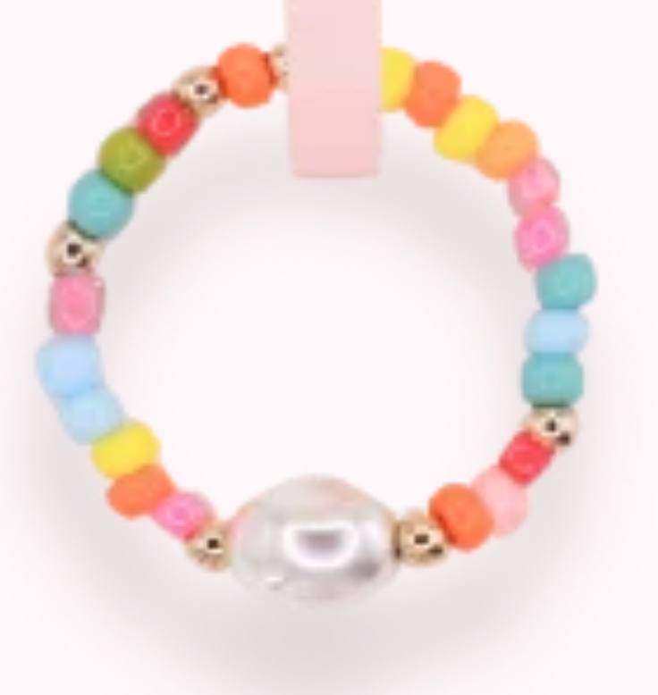 Snowcone Sprinkle Pearl Ring