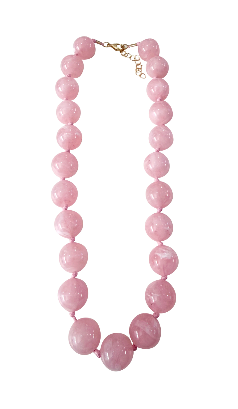 MABRY BEADED NECK-LT PINK