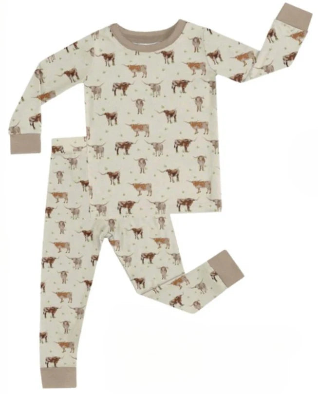 LS/P 2PC PJs - Longhorns 2T