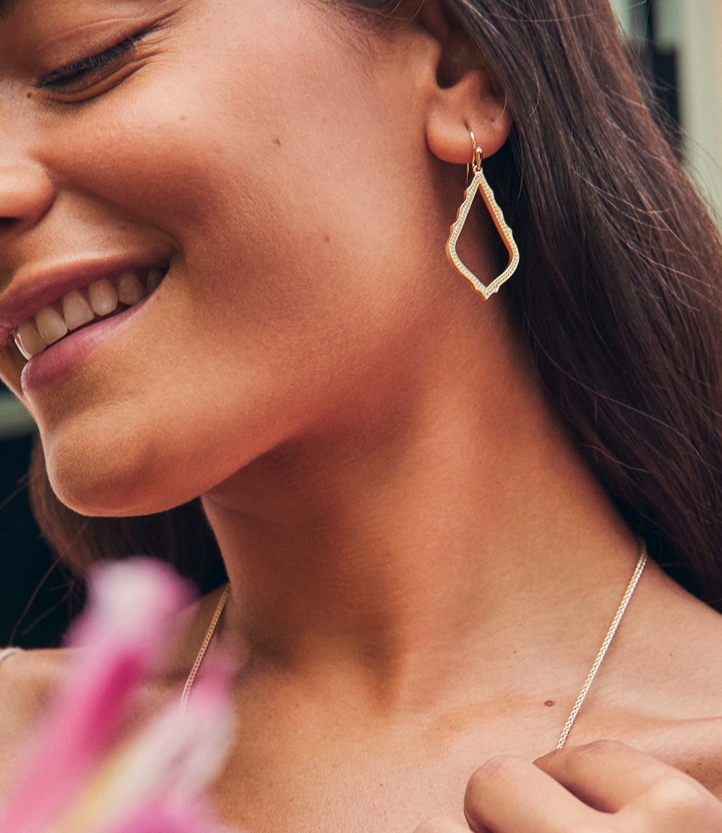 SOPHIA EARRING GOLD METAL