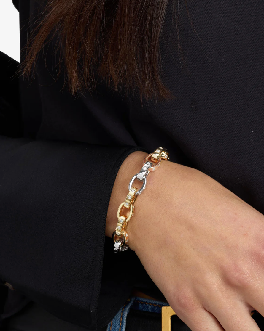 Ashley Chain Link Bracelet 9mm-Mixed