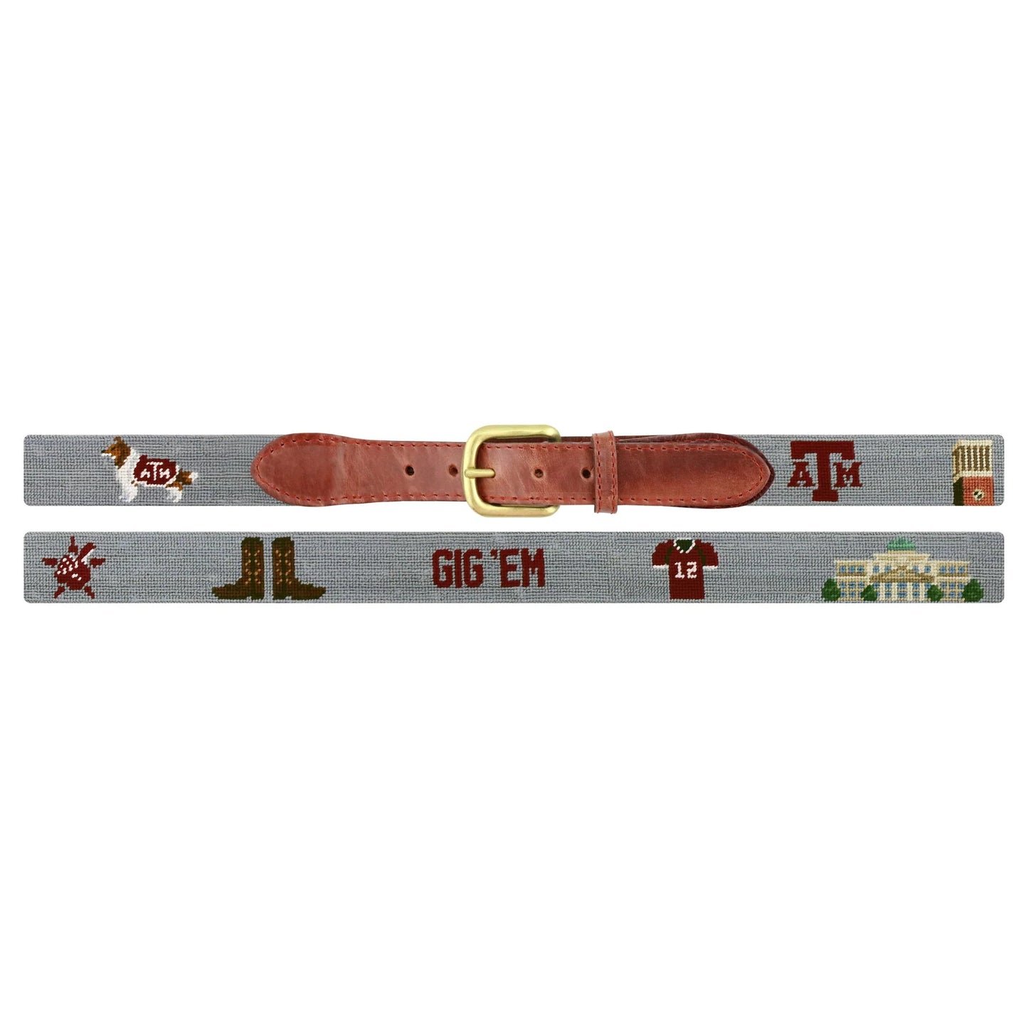 Texas A&M Life Belt (Grey) Size 38