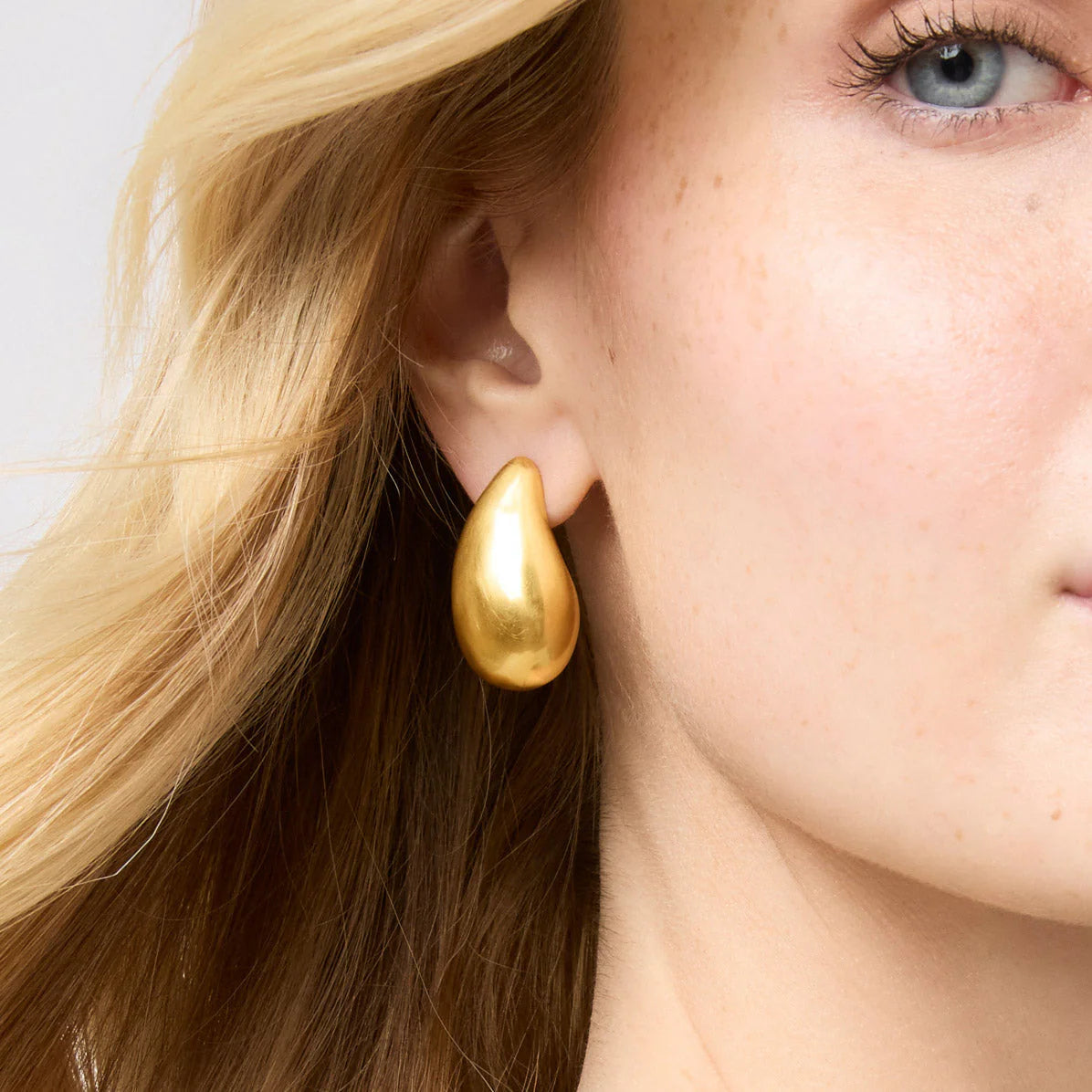 Wave Earring Gold M