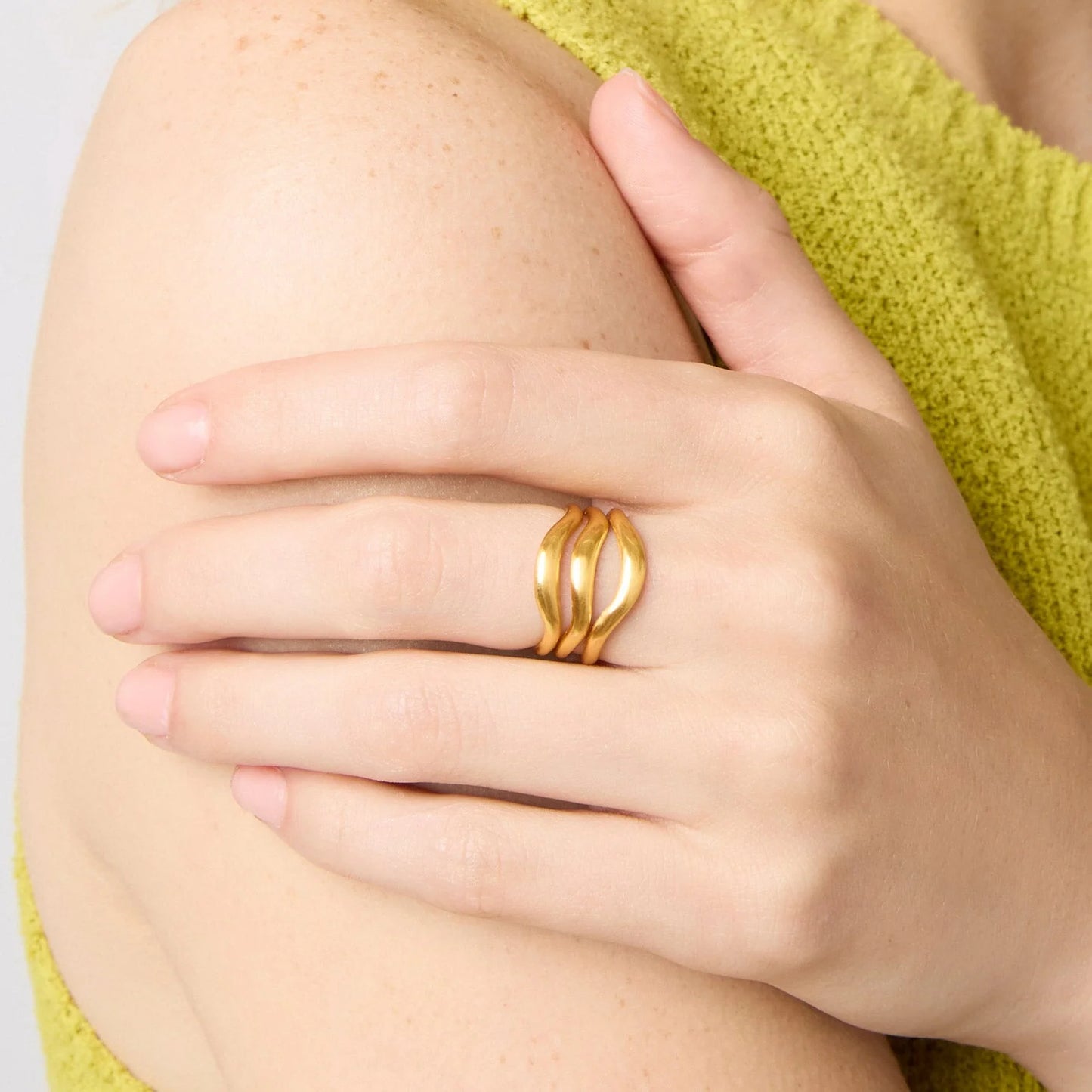 Wave Ring Gold