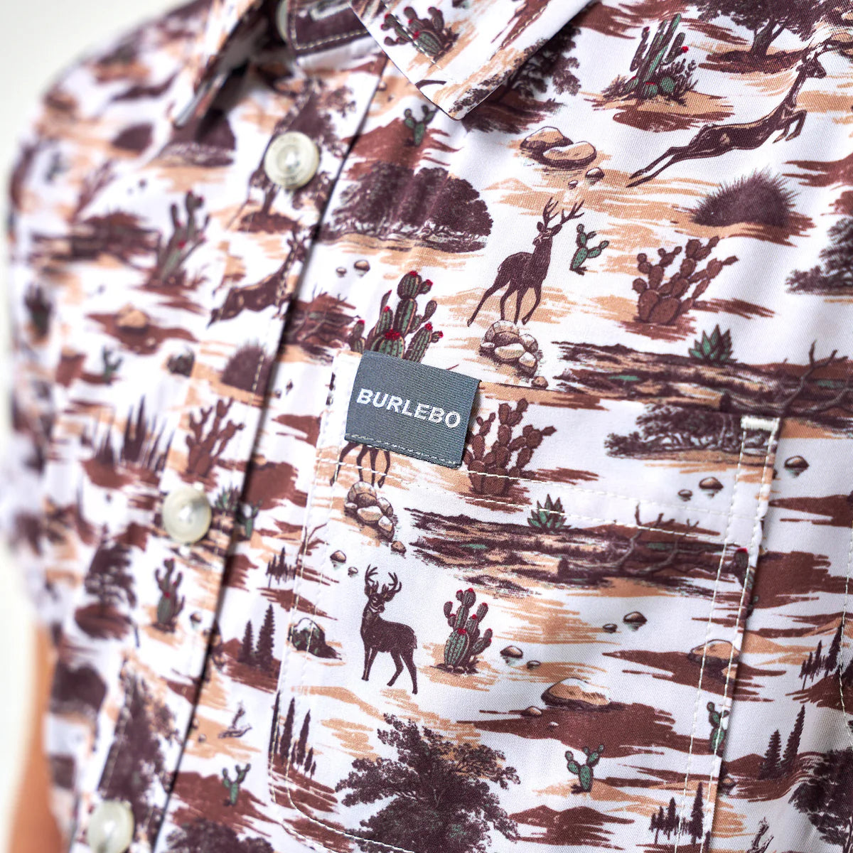Youth - Performance Button Up - Brush Country Large (10-12)