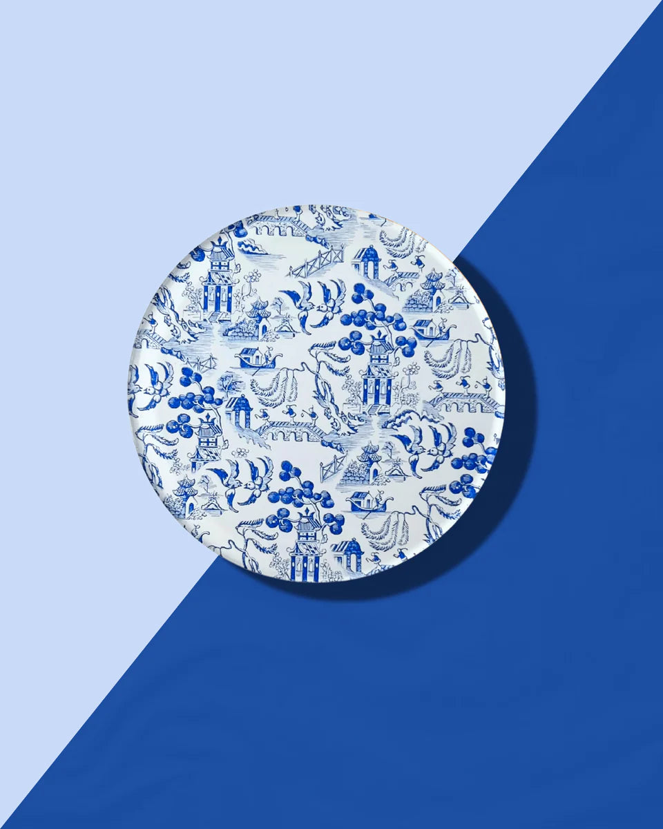 Chinoiserie Print Coaster Set of 4