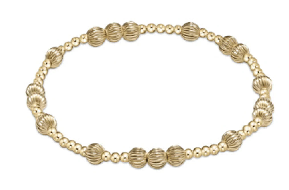 Hope Unwritten Dignity 5mm Bead Bracelet - Gold