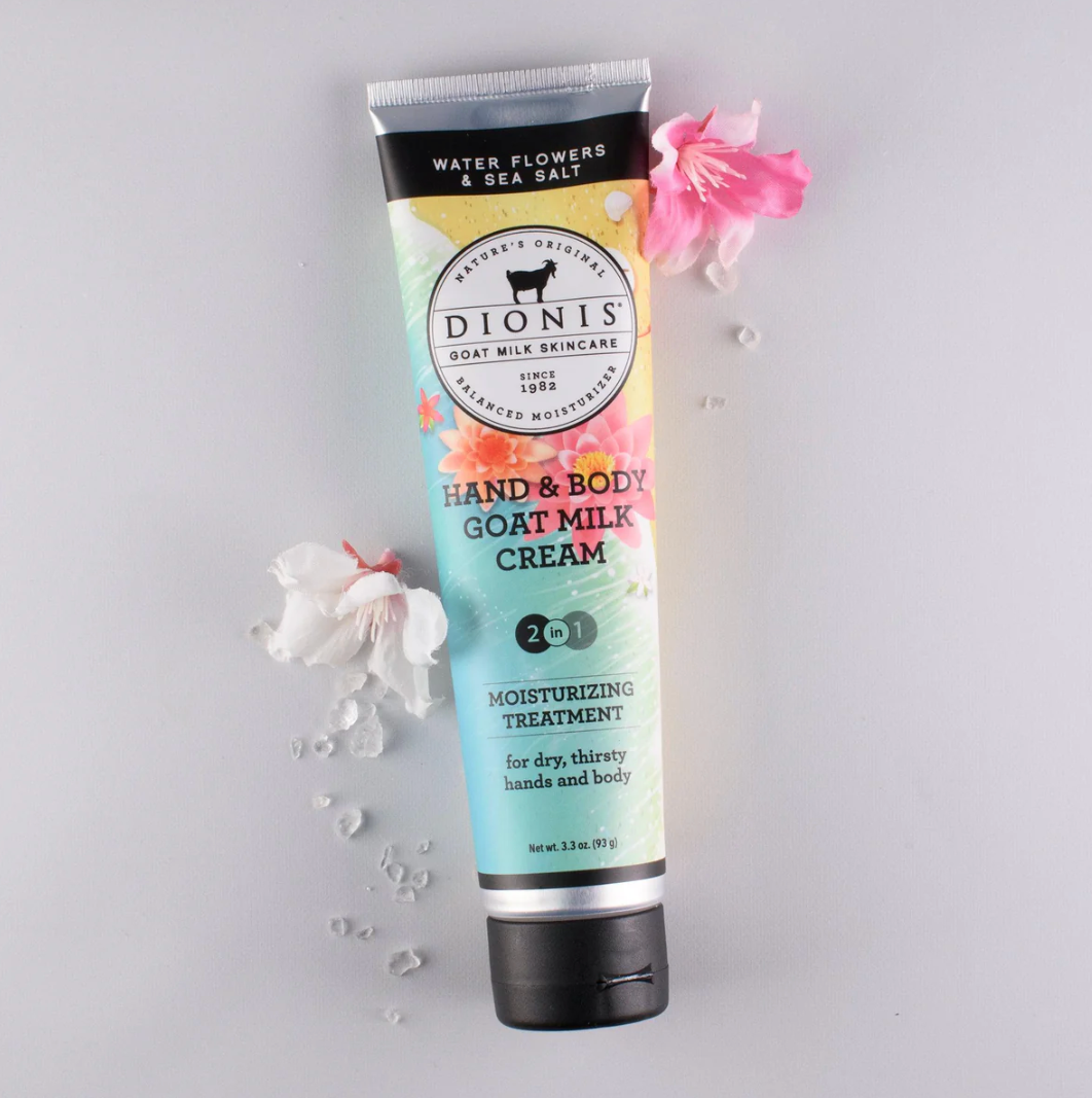 3.3 oz. Hand & Body Cream Water Flowers & Sea Salt