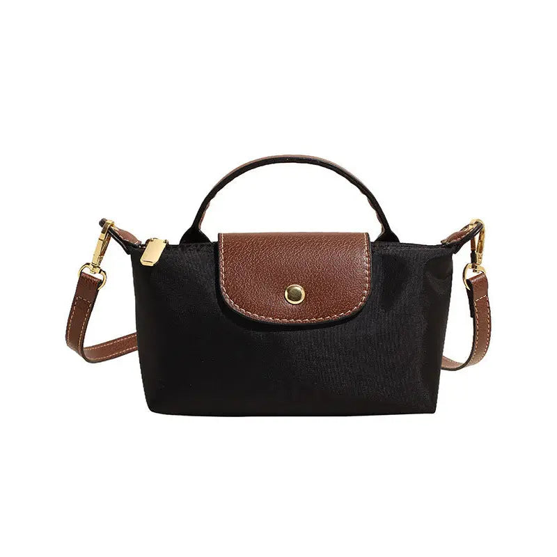 Ladies Color Block Flap Crossbody Bag