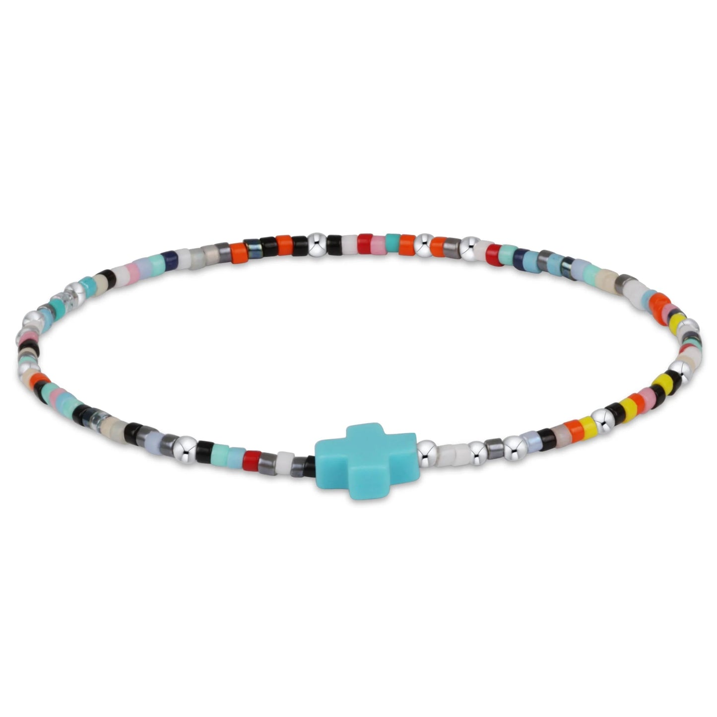 Hope Unwritten Signature Cross Bracelet - Hot Mess