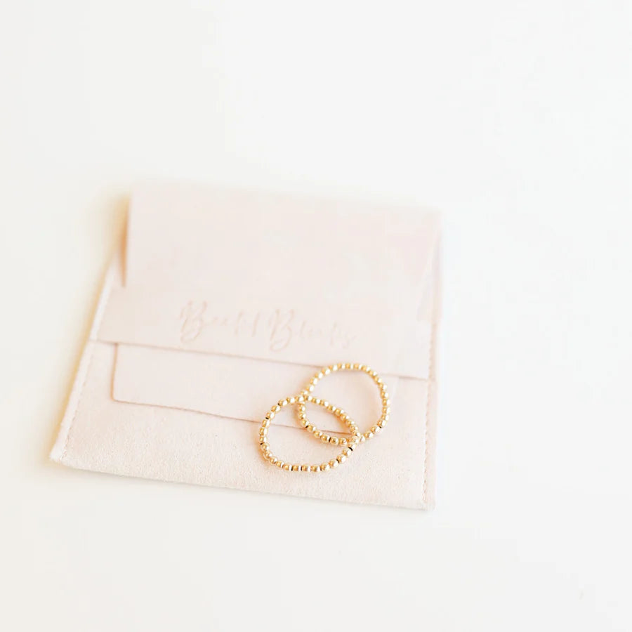 Lexi Beaded Band in Gold 5/6