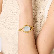 Saratoga Stone Cuff Mother of Pearl