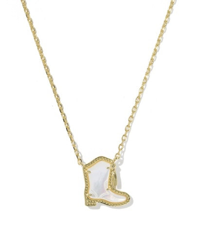 DRILL TEAM BOOT SHORT PENDANT NECKLACE