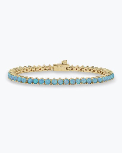 Not Your Basic Blue Opal Bracelet