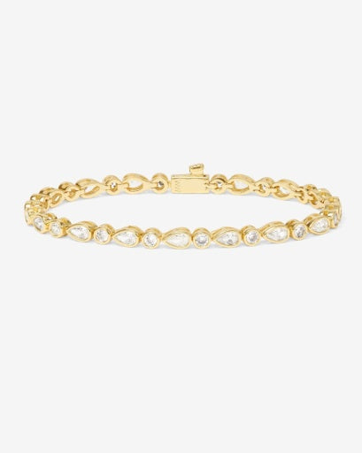 Isla Tennis Bracelet Gold