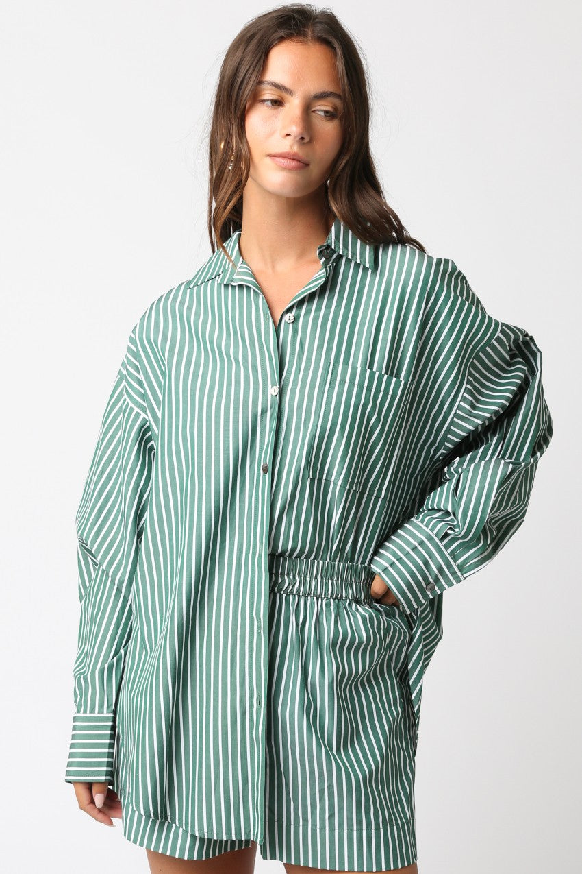 DOMINQUE STRIPE SHIRT