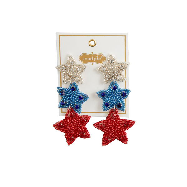 4th Of July Earring-Stars
