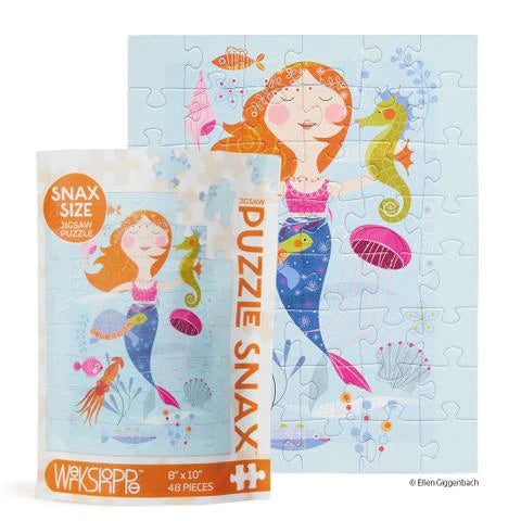 Mermaid and Friends 48 Piece Puzzle Snax