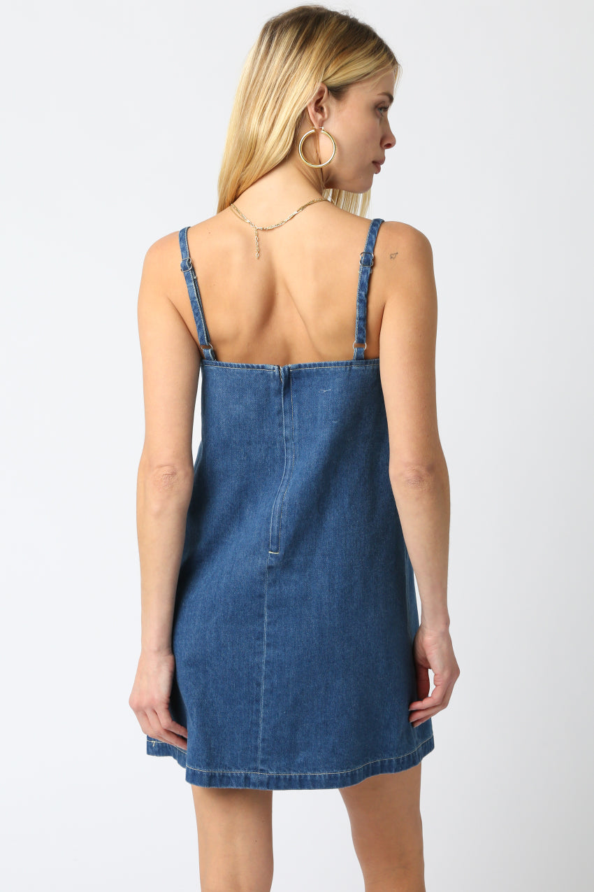 Tresha Denim Mini Dress