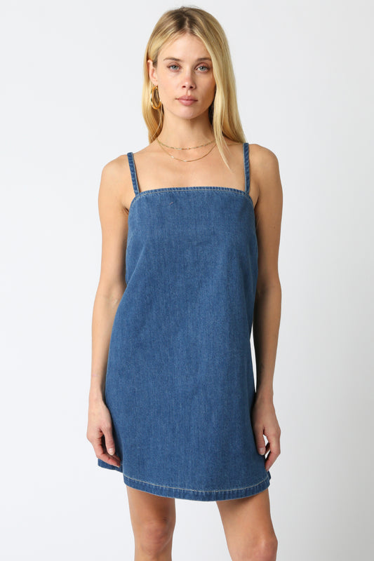 Tresha Denim Mini Dress