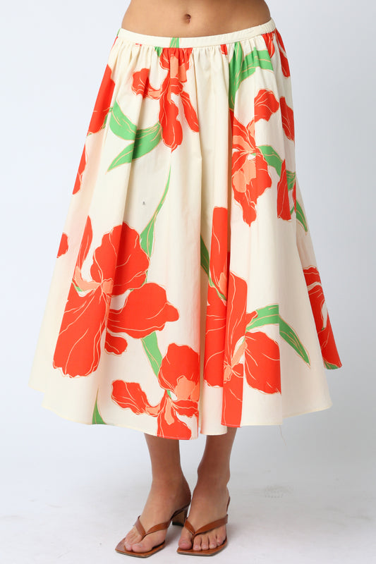 LILLY FLORAL SKIRT