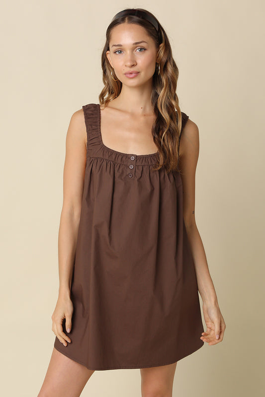 Finn Cotton Swing Mini Dress