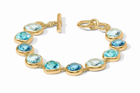 Kaleidoscope Tennis Bracelet Bahamian Blue