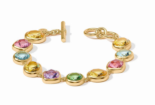 Kaleidoscope Tennis Bracelet Multi Stone