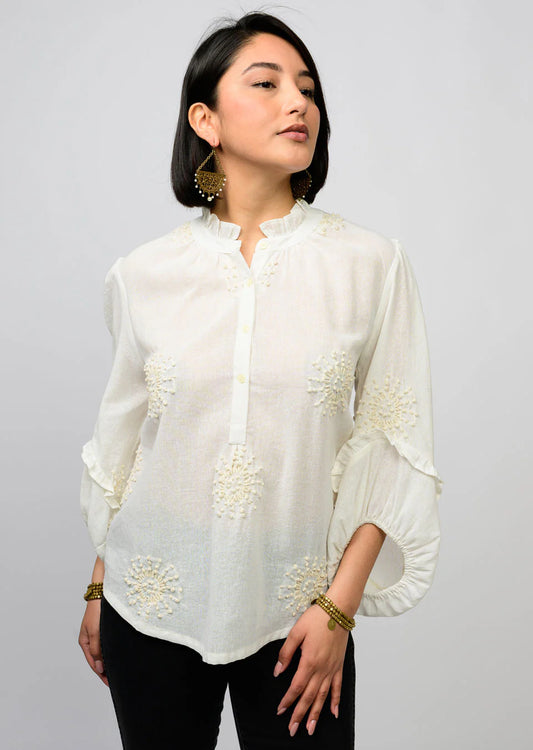HAND EMBROIDERED BLOUSE
