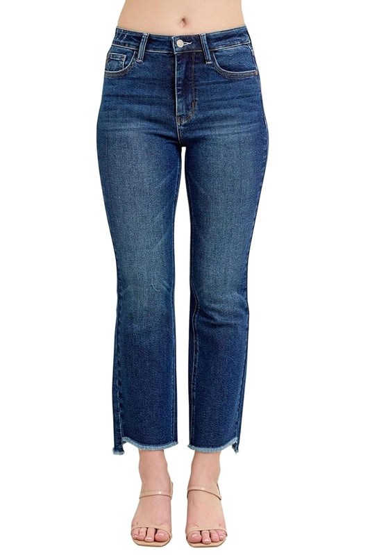 HW DARK WASH KICK FLARE