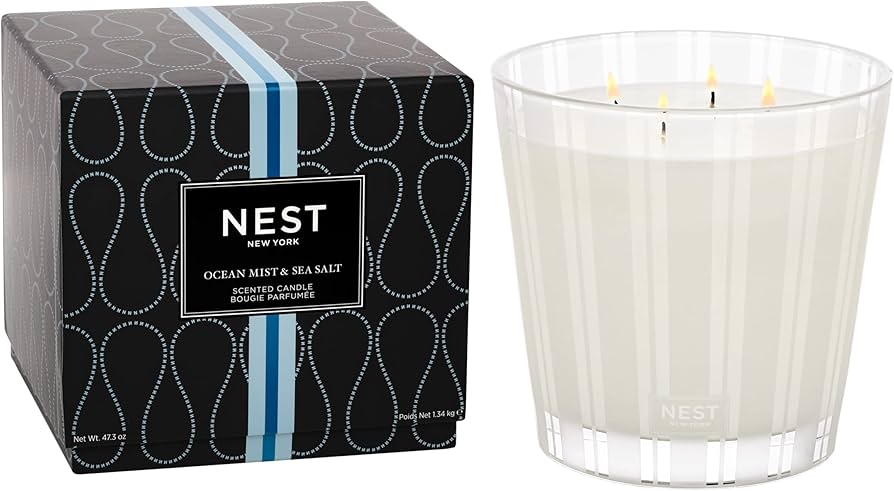 Luxury Candle 47.3oz OCEAN MIST & SEA SALT
